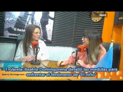 F Varela-Beatriz Domingorena, magister en Ambiente, medidas para enfrentar el fenómeno de “El niño”
