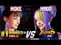 SF6 ▰ MOKE (#1 Ranked Chun-Li) vs MAGO (Juri) ▰ Ranked Matches