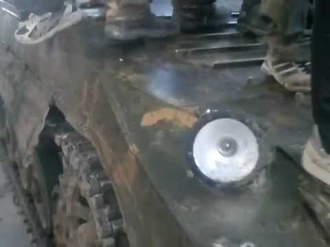 اغتنام عربة بي ام بي بعد السيطرة على حاجز أوبين في ريف اللاذقية من قبل لواء أنصار الساحل