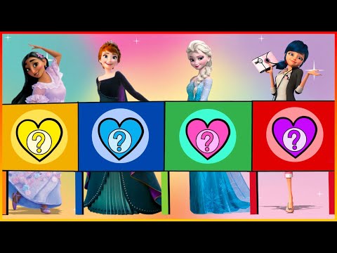 Elsa, Ladybug, Isabella And Anna Clothes Switch Up | Fashion Wow