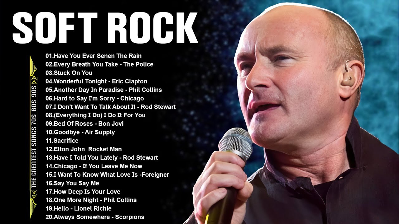 Phil Collins, Eric Clapton, Elton John, Lionel Richie, Bee Gees 📀  Soft Rock Ballads 70s, 80s, 90s