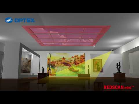 Skylight Protection: OPTEX REDSCAN Mini (RLS2020) High Security Laser Scan Series