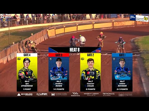 Heat 8 | Poole vs Berwick | Championship | POOLE PIRATES SPEEDWAY 2023