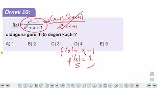 Eğitim Vadisi AYT Matematik 16.Föy Türev 2 Konu Anlatım Videoları