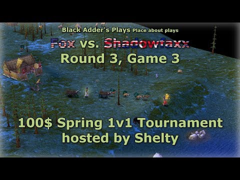 Shelty's Spring Tournament, R3 - Fox vs. Shadowfaxx, Game 3 - Age of Mythology: The Titans