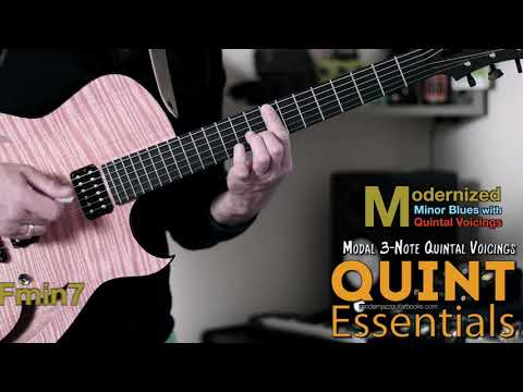 Modernized "Minor Blues" with Quintal Voicings - QUINT-Essentials (Modal 3-Note Quintal Voicings)