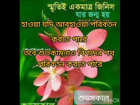#💕💕Good morning Subo Sokal Bangla Status#love #goodmorning