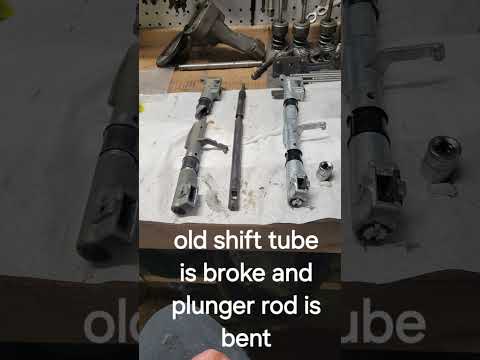 Fixing broke steering column shift tube assembly #ford #f150 #steeringcolumn #shifttube #dorman