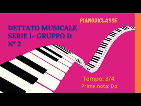 Dettato musicale - Serie I gruppo D - n° 2