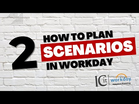 How to Plan Scenarios in Workday Adaptive Planning