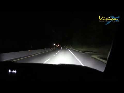 Vision X Lightbar Road Brightness Test