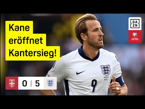 Serbien - England | European Qualifiers | DAZN Highlights
