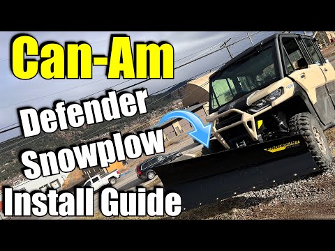 Snowplow Install Can-Am Defender / Step-By-Step Guide