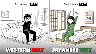 How to Sleep LESS hours and wake up FRESH - 5 Japanese Secrets for Better Sleep (Science Backed)