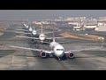 Non Stop 8 Planes Take Off In Around 8 Minutes At Mumbai International Airport