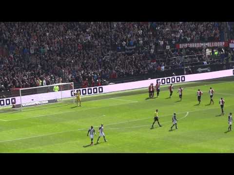 2013-04-28 Feyenoord - Heracles [HD] - Penalty Graziano Pelle 4-0 - Vak VV