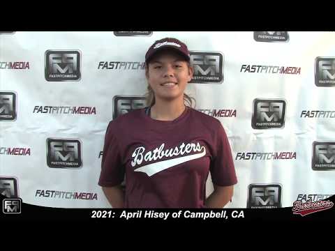 2021 April Hisey Pitcher Softball Skills Video - Batbusters