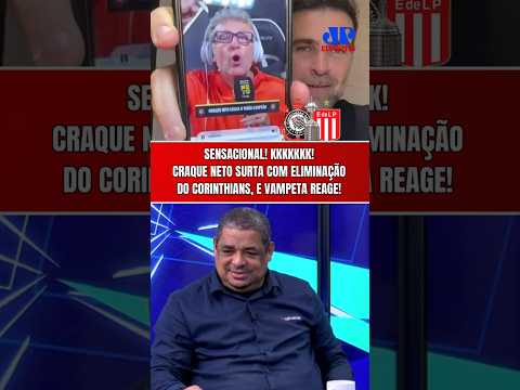 CRAQUE NETO SURTA COM PÊNALTI PERDIDO POR MEMPHIS DEPAY, E VAMPETA REAGE! | CORINTHIANS ELIMINADO!