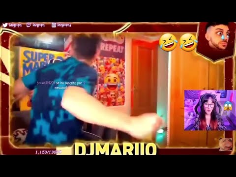LAZYPOPA (Carolina) REACCIONA A CABREOS DE DjMaRiiO EN DIRECTO 🤣🤣