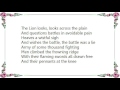 Human Fortress - Border Raid in Lions March Lyrics