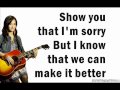Demi Lovato - "It's Not Too Late" With Lyrics On ...