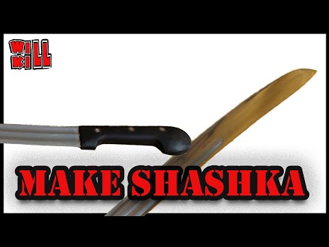 Making forged shashka.