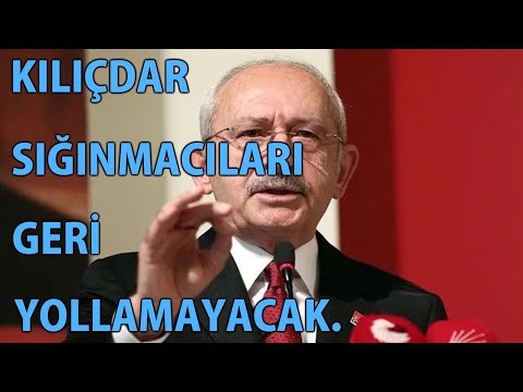 MP - Kılıçdar Will Not Send Back Refugees.
