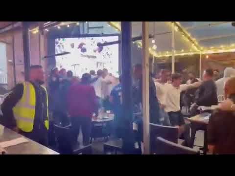 Fans react to Simon Kjær Own Goal | Denmark vs England 1-1