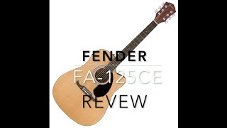 Video thumbnail for Fender FA 125CE review by Mark Breneman