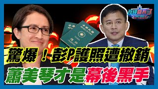 [轉錄] 政經關不了：蕭美琴下令註銷彭P護照