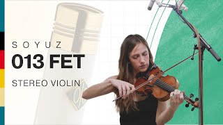 Video thumbnail for Soyuz 013 FET Stereo - Violin - Listening Library by SOYUZ MICROPHONES
