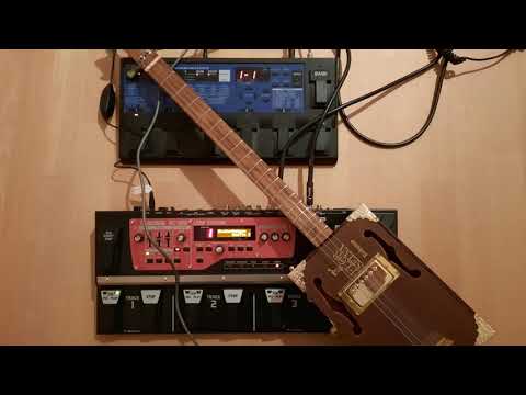 Rocking Cigar Box Guitar Blues - Backing Track - Open G (Slide) Solo