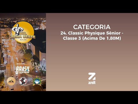 24. Senior Classic Physique - Class 3 (Over 1.80m) - Mr. West Zone 2025