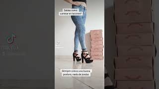 Cómo caminar en tacones