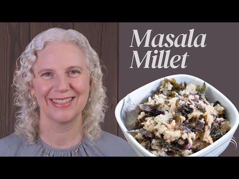Gluten-Free Masala Millet with Leafy Greens