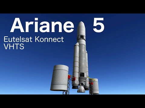 Ariane 5 - Eutelsat Konnect VHTS | Mission Breakdown (Kerbal Space Program)
