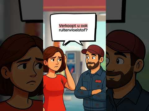 🇳🇱 Learn Dutch with Easy Dialogues | Bij het tankstation