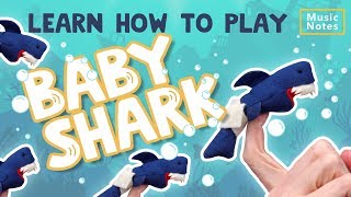 Easy Baby Shark Piano Tutorial for Beginners