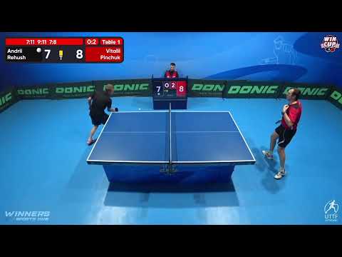 10:30 Andrii Rehush (0:3) Vitalii Pinchuk West 1 WIN CUP 23.10.2022 | TABLE TENNIS WINCUP
