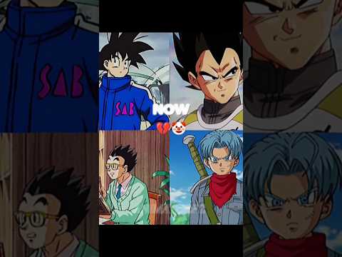 NOW 🤡 VS THEN 💀☠️ [DRAGON BALL Z EDIT DBS MANGA ANIME] #dragonball #dbz #dbs #goku #vegeta #gohan