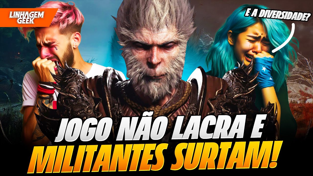 LACRADORES TENTAM CANCELAR BLACK MYTH WUKONG POR FALTA DE DIVERSIDADE!