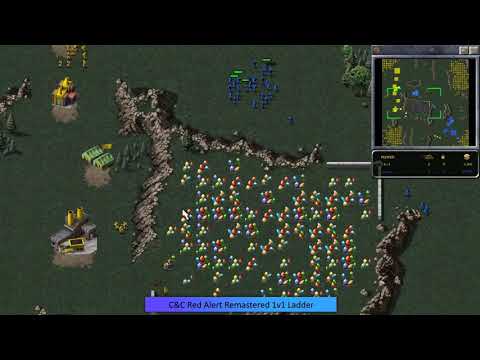 Command and Conquer Remastered: Red Alert Quickmatch 1v1 - KJ v.s. Juzcu