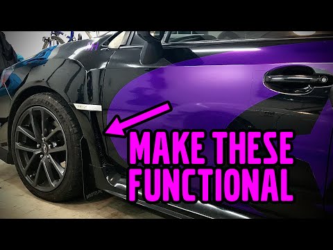 2015-2021 Subaru WRX, Functional Fender Vents