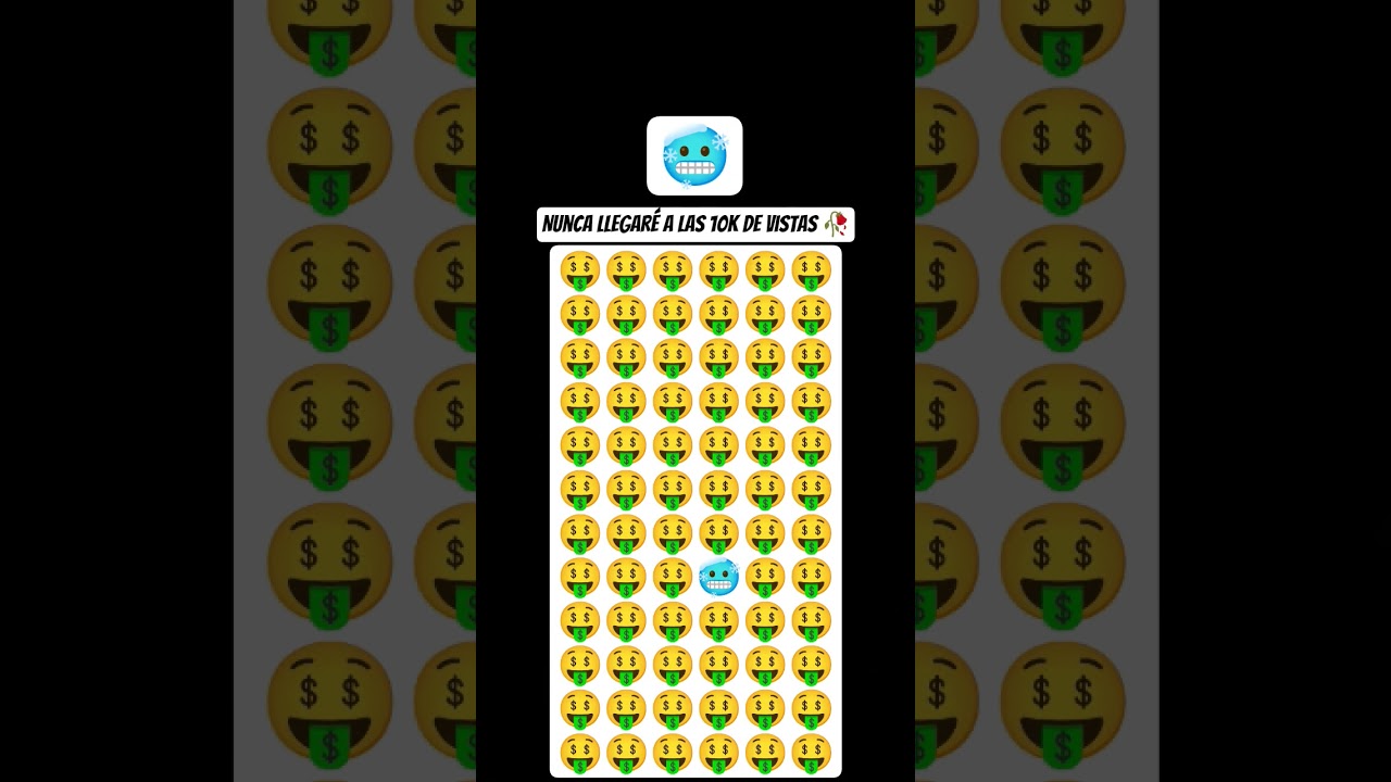 Encuentra el emoji #yosoydelos7mil #elpersonajedelasemana #encuentraelemojidifferente
