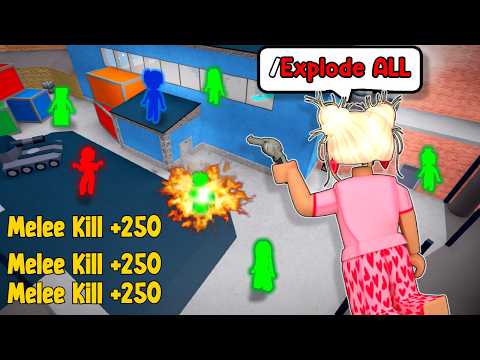 I BECAME A MM2 HACKER... (Trolling Players)