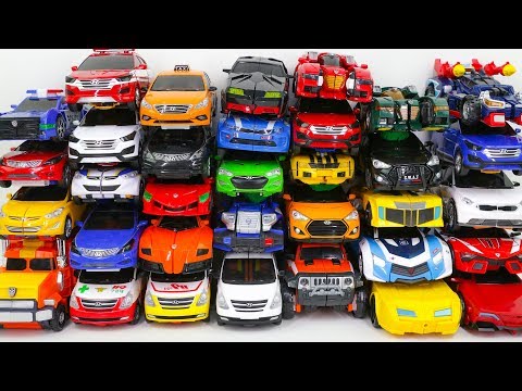 Transformers Hello Carbot Tobot Police Ambulance 34 Vehicle Car Transformation Robots Toys