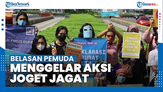 Download lagu Protes Krisis Iklim, Belasan Pemuda Lakukan Aksi Serempak Joget Jagat mp3