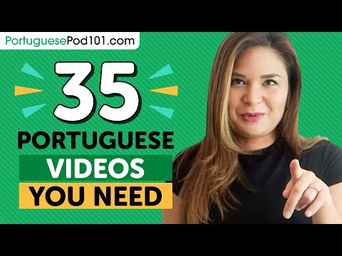 35 Beginner Portuguese Videos You Must Watch | Learn Portuguese