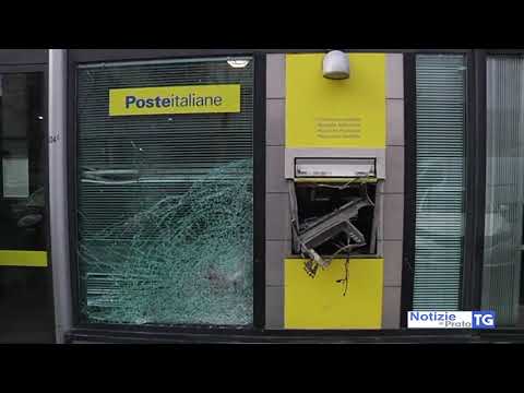 2020-01-29 PRATO - BANCOMAT FATTO ESPLODERE, COLPO GROSSO ALLE POSTE