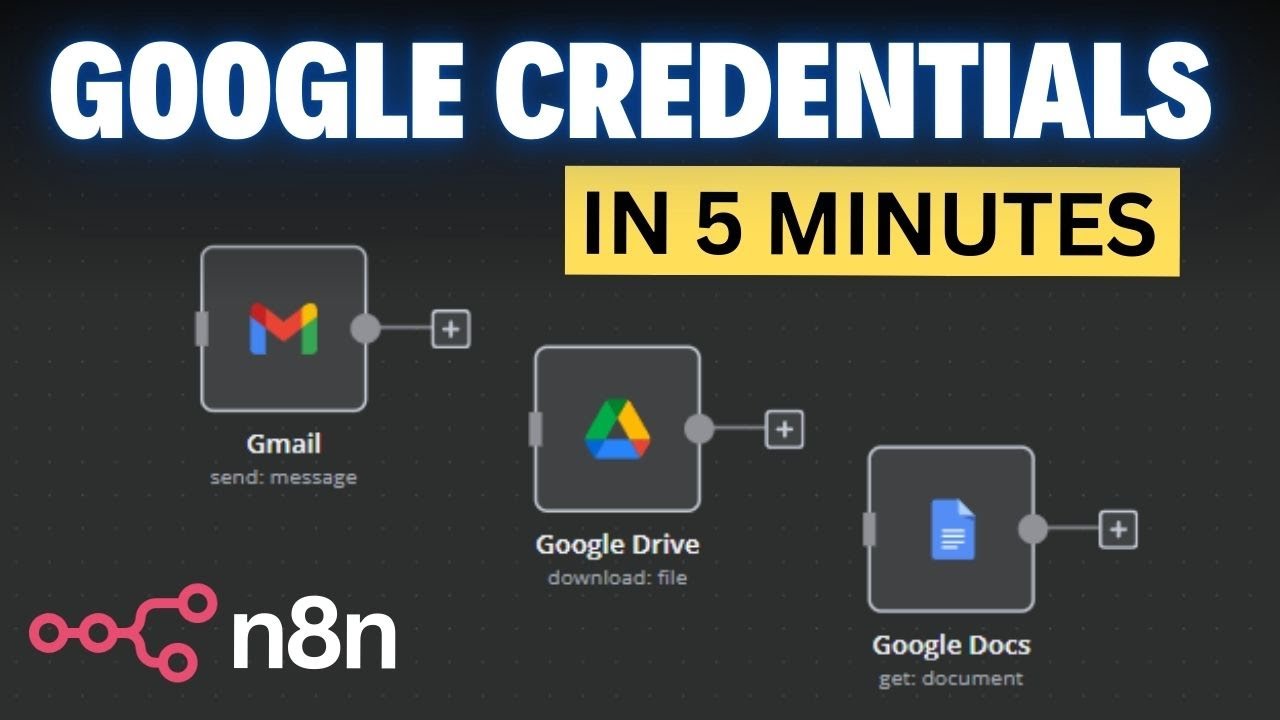 Set up Google Credentials in n8n in 5 minutes (2024)